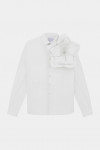 Белая рубашка Redesigned Shirt 09 Regular с цветком