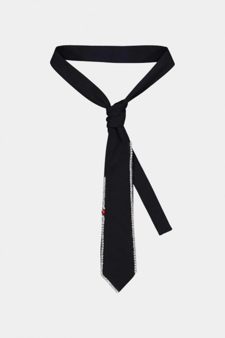Черный галстук Redesigned Tie 01