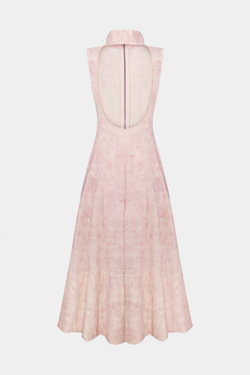 Розовое платье-годе SS1637 SAYYA