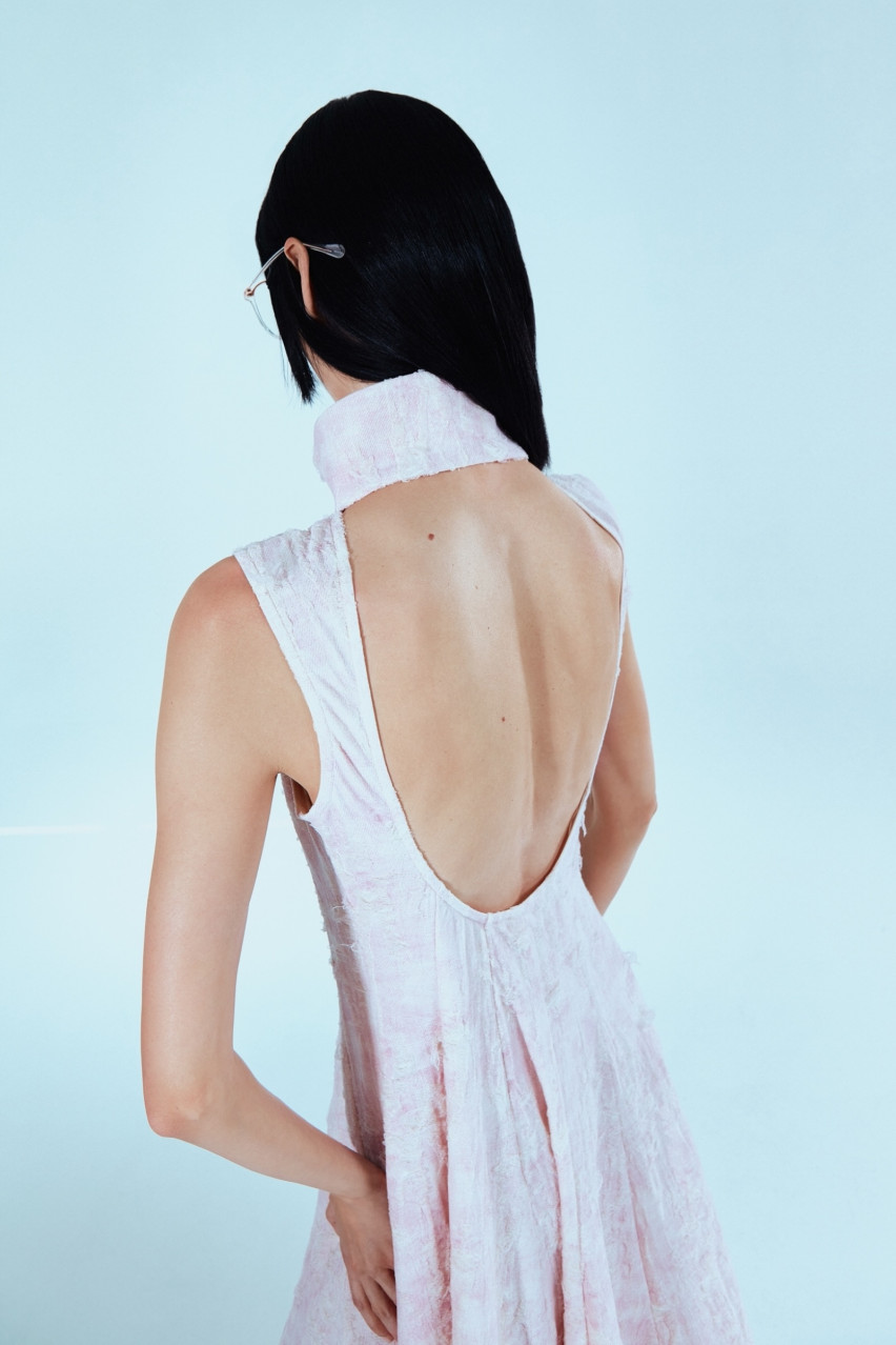 Розовое платье-годе SS1637 SAYYA
