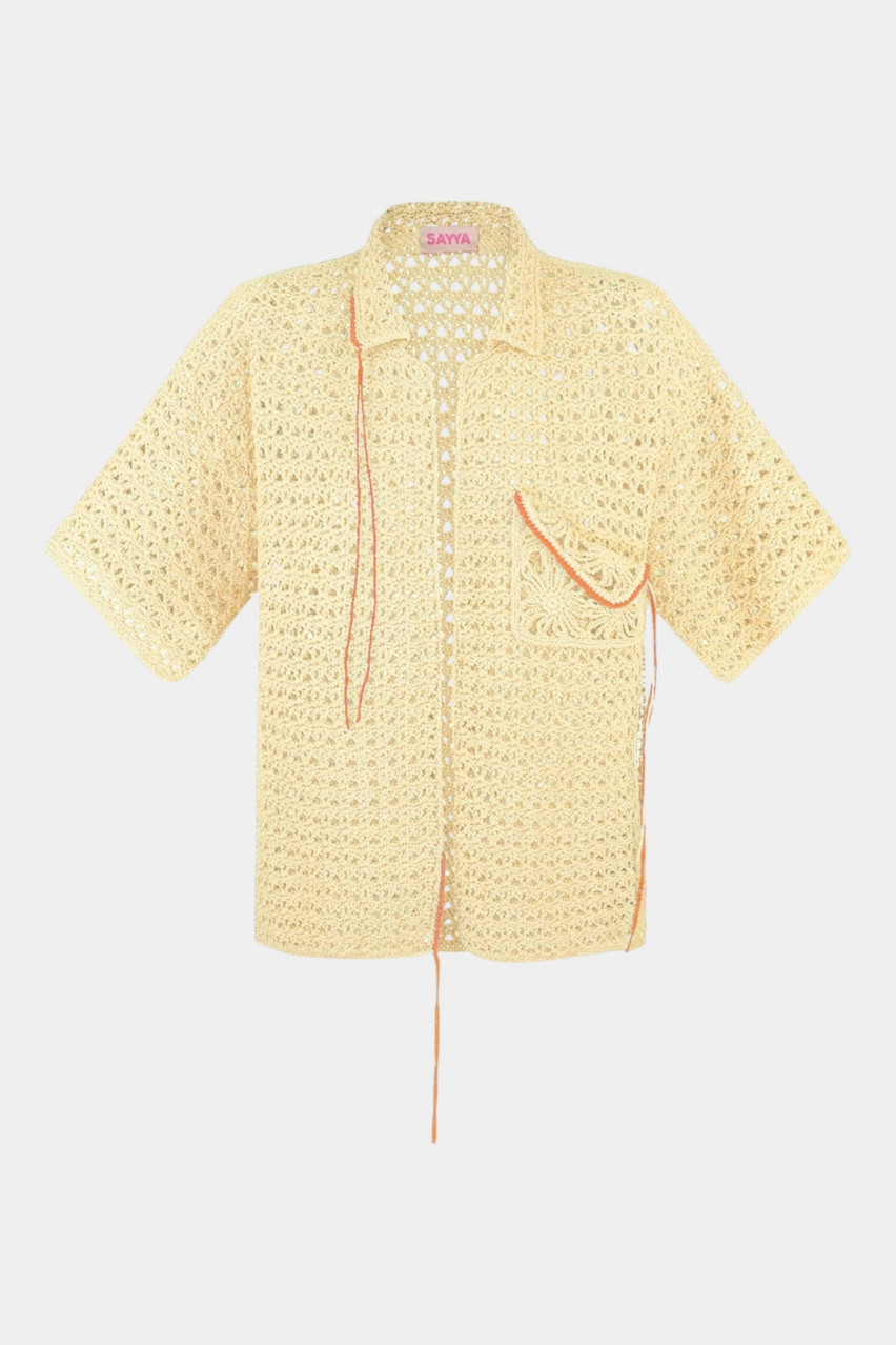Жовтий вʼязаний кардиган Емма SS1573 SAYYA