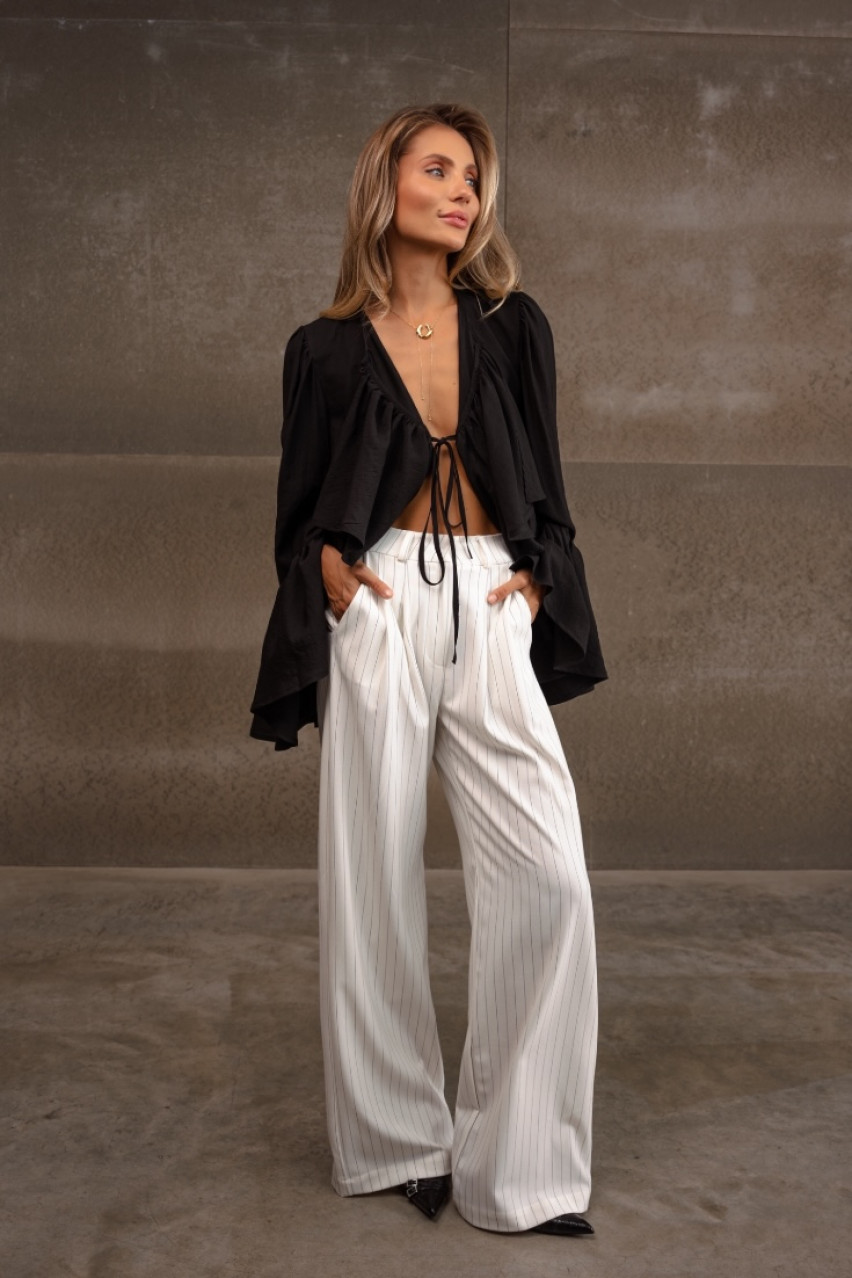 Черная блуза Boho VLADOVA