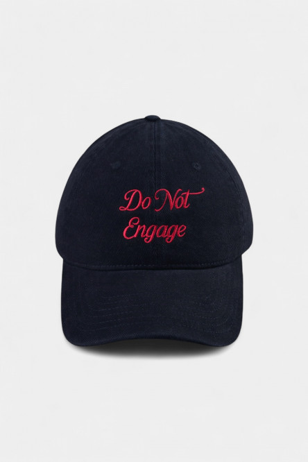 Черная джинсовая кепка Do Not Engage