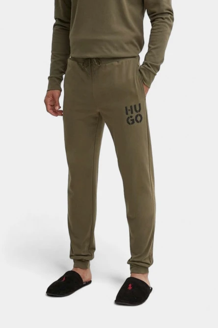 Хаки пижамные брюки SprayLogo